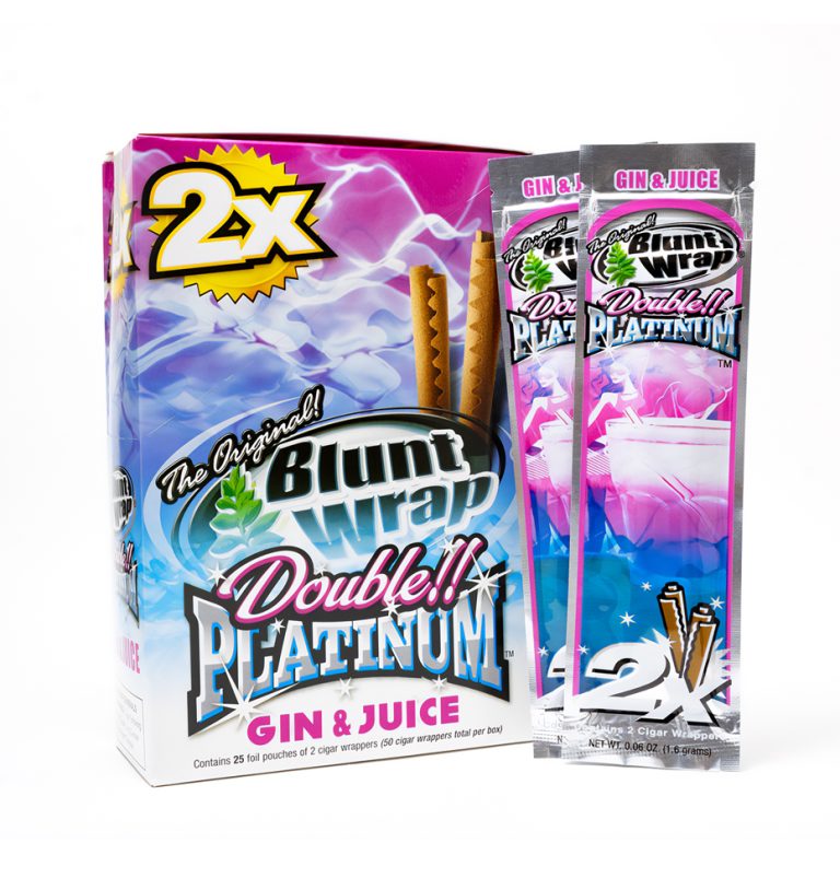 blunt wrap gin y juice 2x double platinum