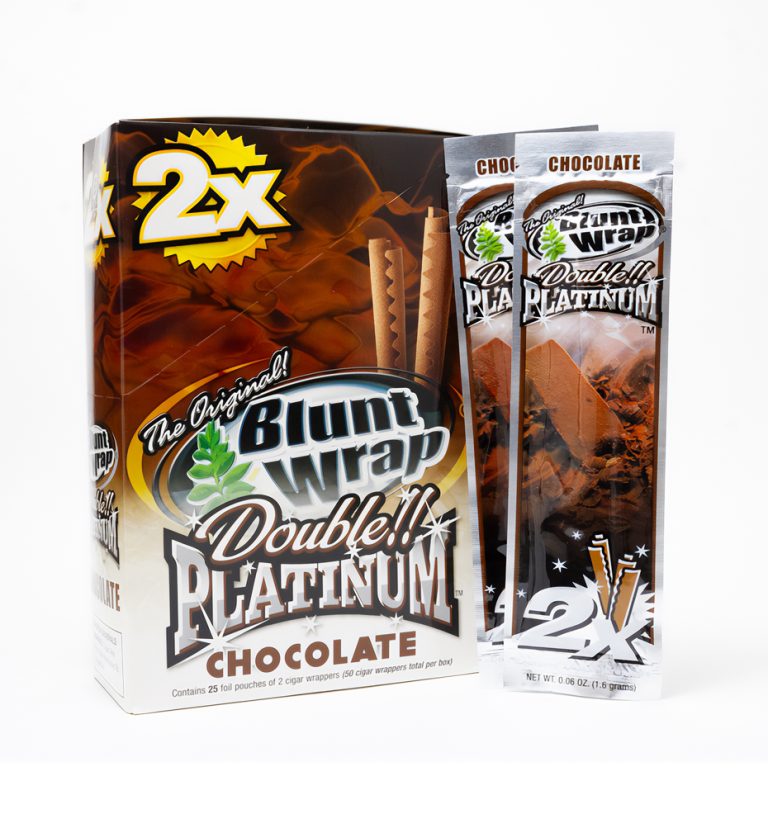 blunt wrap double platinum 2x chocolate