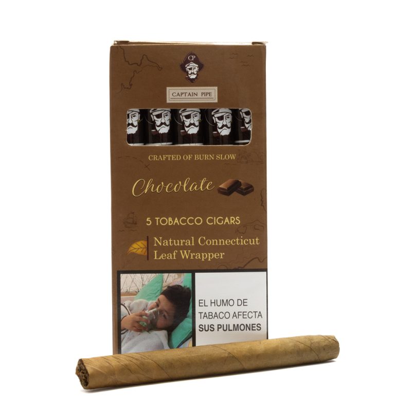 tabaco sabor chocolate, captain pipe